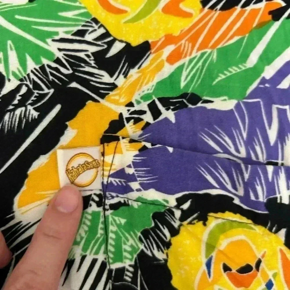 Vintage Kahala Suns Hawaiian Shirt Men's Button Up 90s Short Sleeve Size S Rayon - Picture 7 of 8